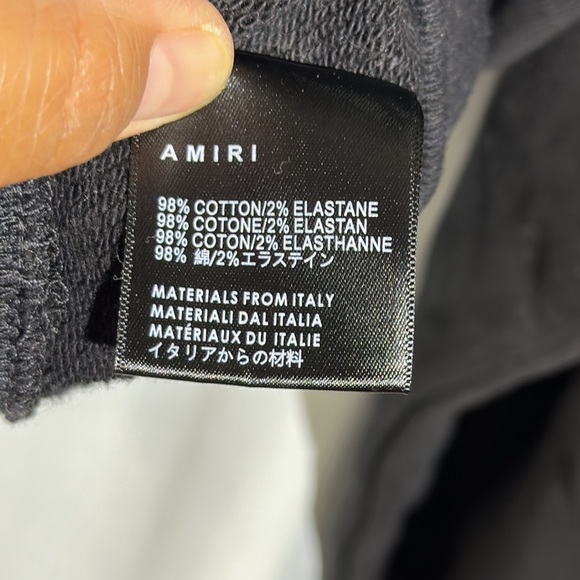 AMIRI Dual Doves Crewneck Sweatshirt Size X-Large - Picture 6 of 7